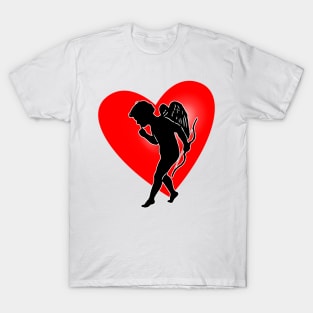 Eros cupid angel in the hearts in love T-Shirt